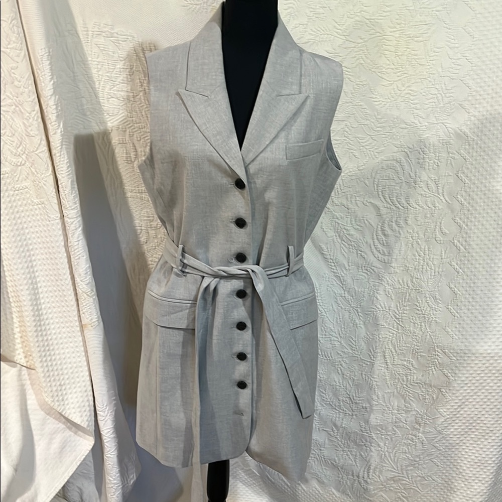 LOFT Versa Seasonless Stretch Vest Mini Pocket Dress, size 10, NWT